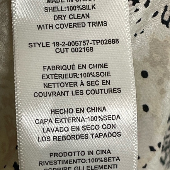 Equipment blouse silk long sleeve sz medium Causette pink in ecru - Picture 7 of 8